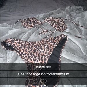 SHEIN Leopard Print Bikini Set